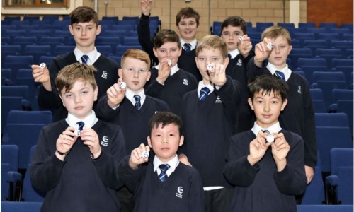 Latest News » Brooke Weston Academy's football reading scheme launches